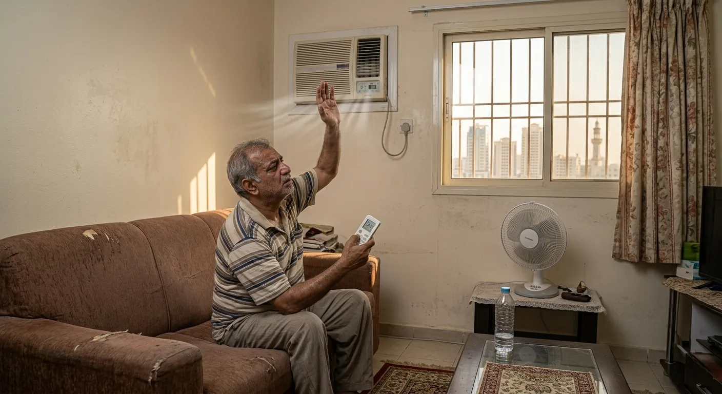 AC blowing warm air in Sharjah