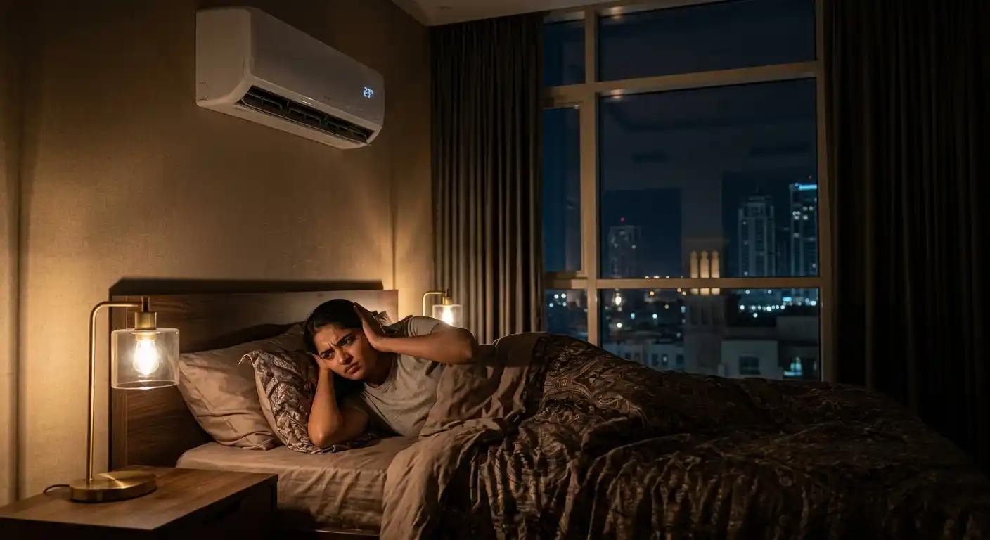 AC strange noise repair solution in Sharjah