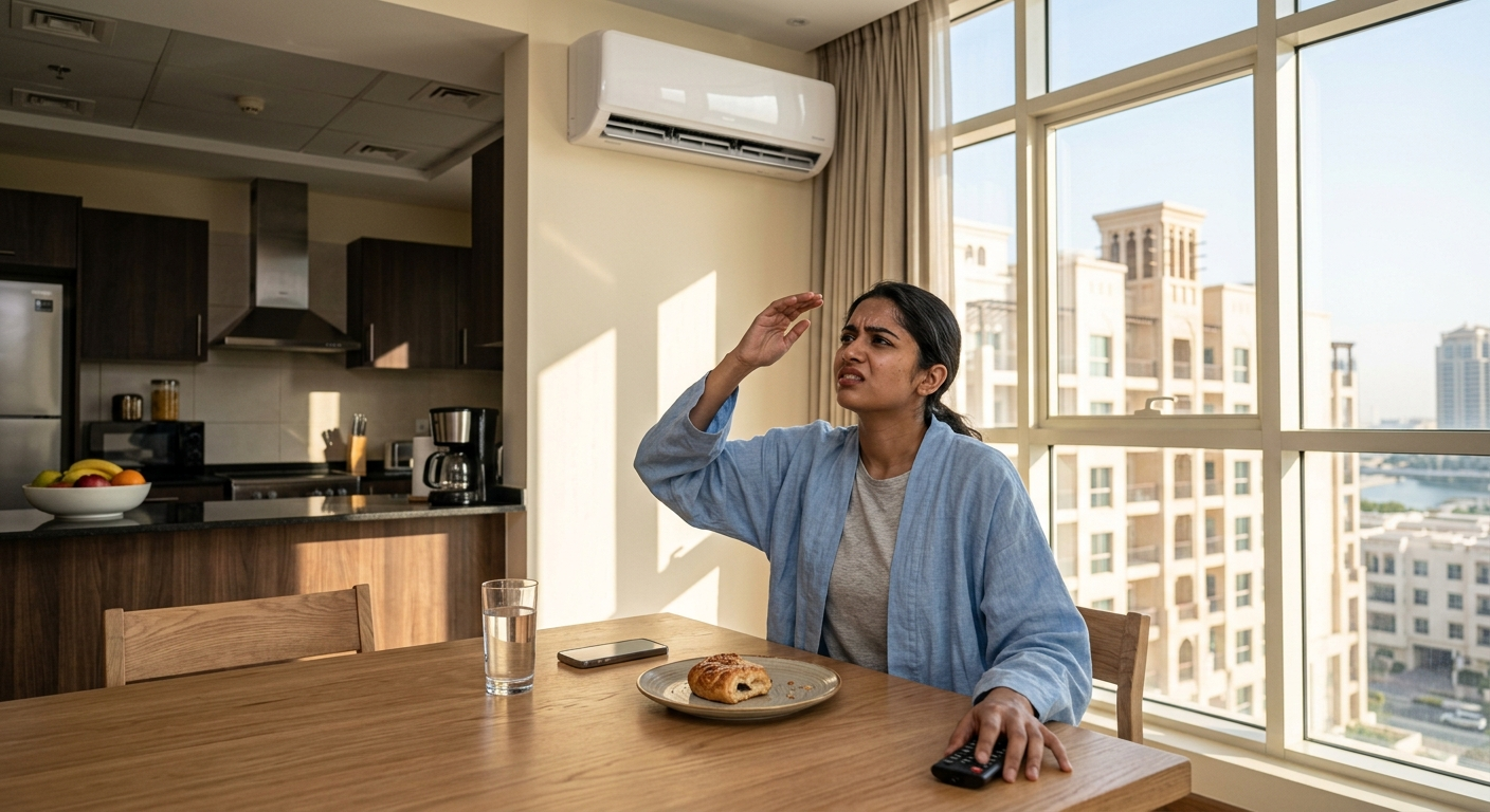 Weak AC Airflow in Sharjah